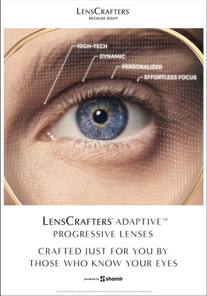 LensCrafters Unveils New Premium, Proprietary Vision Solution with the Launch of its Adaptive™ Progressive Lenses