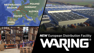 Waring optimiert seine globalen Betriebsabläufe mit einer neuen europäischen Vertriebsniederlassung