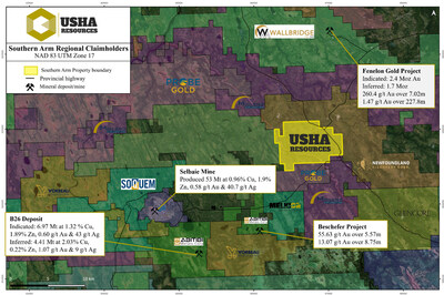 Figure 2 - Regional claim map.