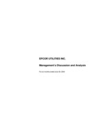 EPCOR Utilities Inc. Management's Discussion and Analysis For six months ended June 30, 2024 (CNW Group/Epcor Utilities Inc.)