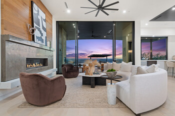 Main Level living area with stunning views