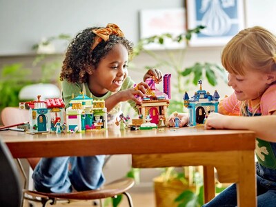 Disney inspires families to 'Create Your World' with a multi-year brand campaign that includes new Disney Princess products, virtual experience and a YouTube series. Featured product is the Disney Princess Market Adventure by the LEGO Group.