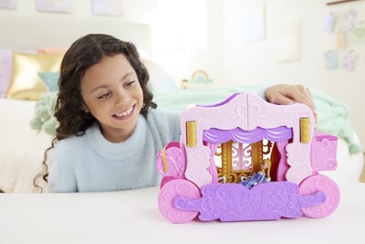 Disney inspires families to 'Create Your World' with a multi-year brand campaign that includes new Disney Princess products, virtual experience and a YouTube series. Featured product is the Disney Princess Carriage to Castle Playset by Mattel.