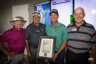 Tommy Chipman, Assistant Golf Professional; Duke Trombetti, Head Golf Professional; Jeff Gullett, Director of Golf; Tom O'Brien, Assistant Golf Professional.