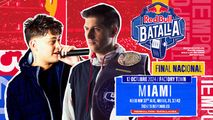 RED BULL BATALLA REVEALS DETAILS FOR 2024 U.S. SEASON FINALE - THE NATIONAL FINAL ON OCTOBER 12 IN MIAMI