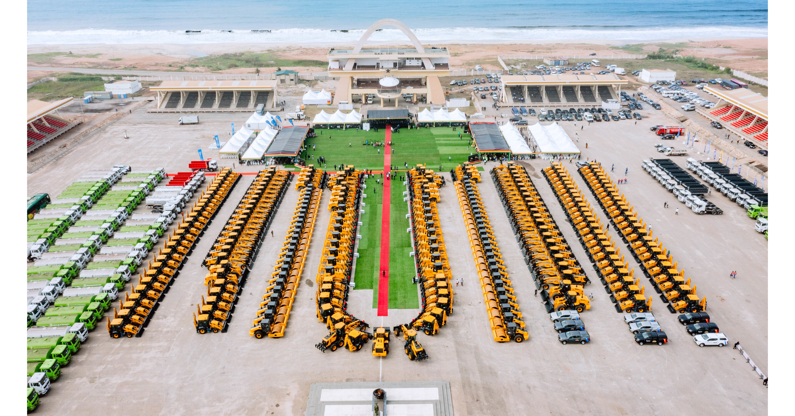 President of Ghana Marks Successful LiuGong Equipment Delivery