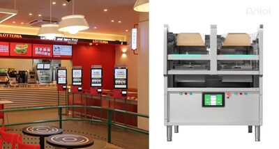 Aniai Deploys 15 Hamburger Grill Robots Across South Korea’s Leading Burger Chains, Including Lotteria