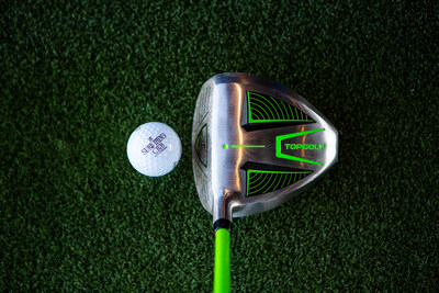 The club’s 20° loft means the ball will fly higher after hitting it.