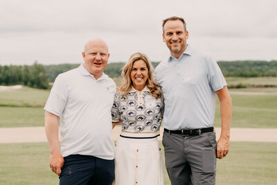 The groundbreaking ceremony for the Cutalong Golf Clubhouse near Lake Anna was held on July 30, 2024. This event marks the first major milestone in the development of this highly anticipated lakeside resort community. Pictured (left to right) Jared Lucero, Reef Capital Partners, CEO; Suzanne Youngkin, First Lady of the Commonwealth of Virginia; Parker Enloe, Reef.