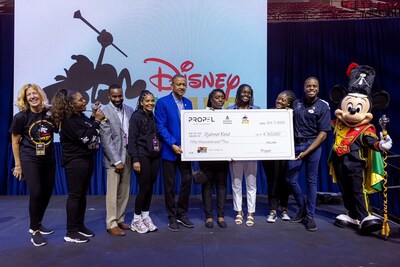 On October 7, 2020, more than 6,000 students from Central Florida and beyond attended the HBCU Week College Fair at Walt Disney World Resort in Lake Buena Vista, Fla., where several students received on-the-spot college admission to Historically Black Colleges and Universities (HBCU) and scholarships. Among the deserving students was Djahnel Reid of Orlando who was awarded $75,000 in scholarships and admission to Bethune-Cookman University, her dream school. (Courtney Kiefer, photographer).