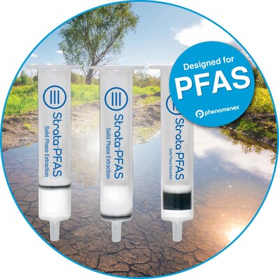 Phenomenex broadens its “Designed for PFAS” Portfolio with the expansion of the Strata PFAS Solid Phase Extraction (SPE) offerings for Enhanced PFAS Sample Preparation