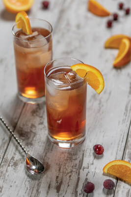 Sparkling Green Tea Cranberry Spritzers