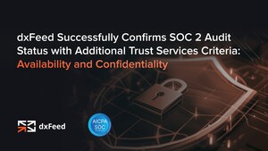 dxFeed Successfully Confirms SOC 2 Audit Status with Additional Trust Services Criteria: Availability and Confidentiality