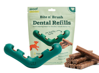 Woof’s Breakthrough Dental Toy Allows Dogs to Brush Their Own Teeth