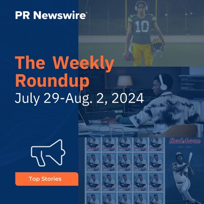 PR Newswire Weekly Press Release Roundup, July 29-Aug. 1, 2024. Photos provided by Sony Electronics, Inc., Cisco Systems, Inc. and U.S. Postal Service.