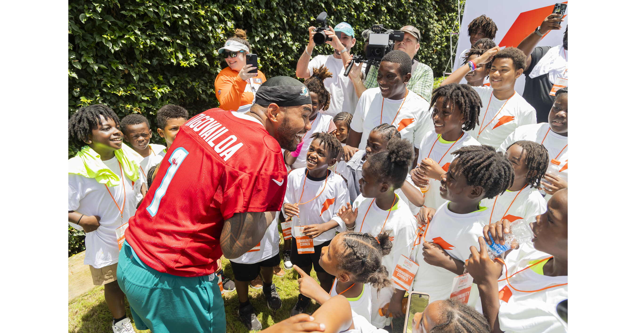 GATORADE, MIAMI DOLPHINS AND TUA TAGOVAILOA CHAMPION YOUTH ACADEMICS AND ATHLETICS FOR MIAMI STUDENTS THROUGH ‘GET FIT FOR SCHOOL’ PROGRAM