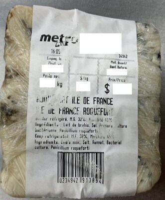 Roquefort Ile de France (Groupe CNW/Ministère de l'Agriculture, des Pêcheries et de l'Alimentation)