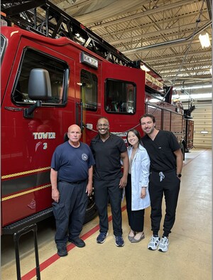 Tareen Dermatology Provides Free Skin Cancer Screenings to Local Firefighters in Brooklyn Center, Minnesota