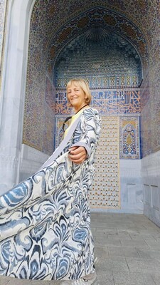 Vienna Cammarota in Uzbekistan.