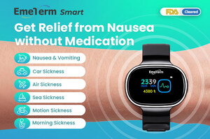 Innovative Anti-Nausea Smartwatch EmeTerm® Smart Set to Launch on Indiegogo