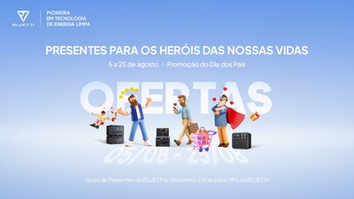 BLUETTI Celebra o Dia dos Pais com Vários Geradores de Energia Solar