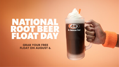 On National Root Beer Float Day, August 6, simply show off your “Float Flex”—that is, flaunt your physique with your best muscle-flexing pose—at any participating U.S. A&W location between 2 p.m.– 8 p.m. local time for a free, small Root Beer Float.