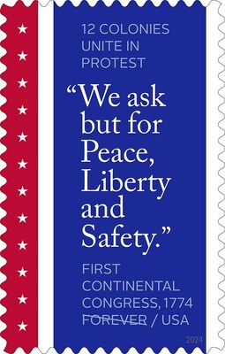 Peace, Liberty and Postage Stamps.