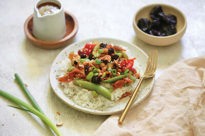 Veggie Stir Fry with Prune Teriyaki Sauce