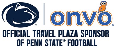 Onvo is now the Official Travel Plaza Sponsor of Penn State® Football