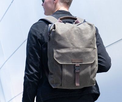 WaterField Expands Made-in-USA Classic Waxed Canvas Vitesse Collection;  First up -- the Vitesse Backpack