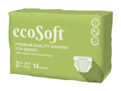 ecoSoft Diapers.com (CNW Group/Soft N Dry Diapers Corp.)