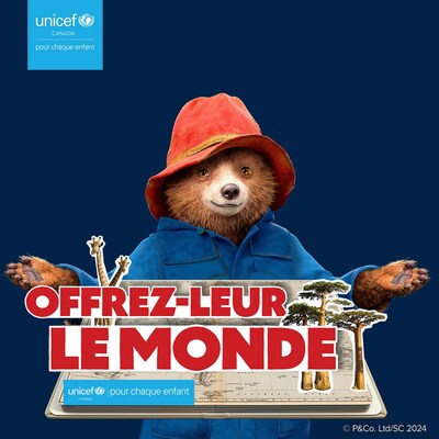 Partez à l’aventure en famille grâce à Paddington. (Groupe CNW/UNICEF Canada)