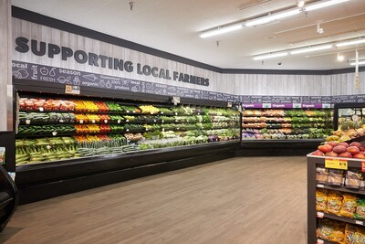 A focus on fresh is one of the most notable highlights of the new Family Fare store concept, which displays fresh fruits and vegetables, including those pre-cut in the store, in the produce section.