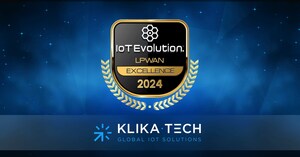 Klika Tech Wins 2024 IOT Evolution LPWAN Excellence Award