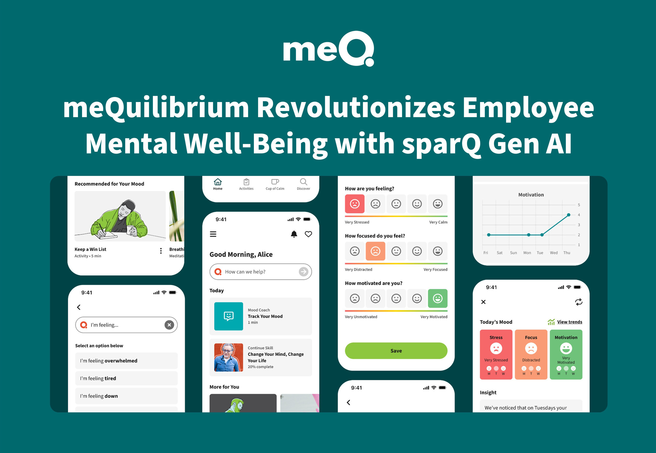 meQuilibrium Revolutionizes Employee Mental Well-Being and Productivity with Gen AI