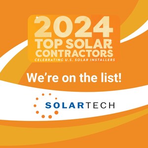 SolarTech Secures Elite Ranking on 2024 Top Solar Contractors List