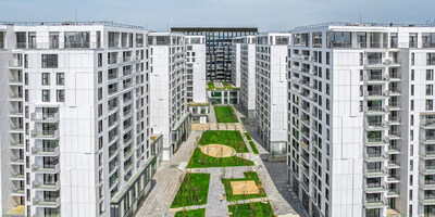 One Cotroceni Park Residential, One United Properties landmark urban regeneration development in Bucharest, Romania