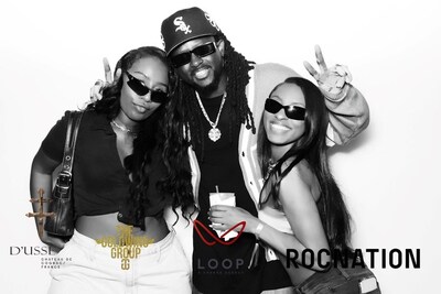 Jae Murphy and Friends Celebrate DIXSON's Birthday at The Spare Room in Hollywood, CA Sponsored by RocNation and D'Ussé; Photo credit - GIF CUBE