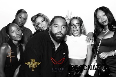 DIXSON and Friends Celebrate His Birthday at The Spare Room in Hollywood, CA Sponsored by RocNation and D'Ussé; Photo credit - GIF CUBE