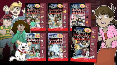 "The Mystery of the Haunted Library" six-book series, ages 6-14.