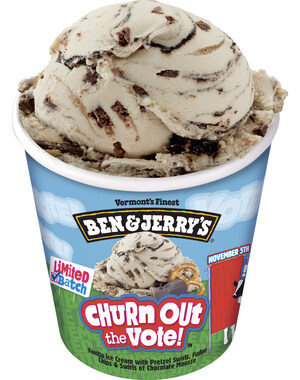 Ben & Jerry's wants YOU to Churn Out the Vote with new flavor