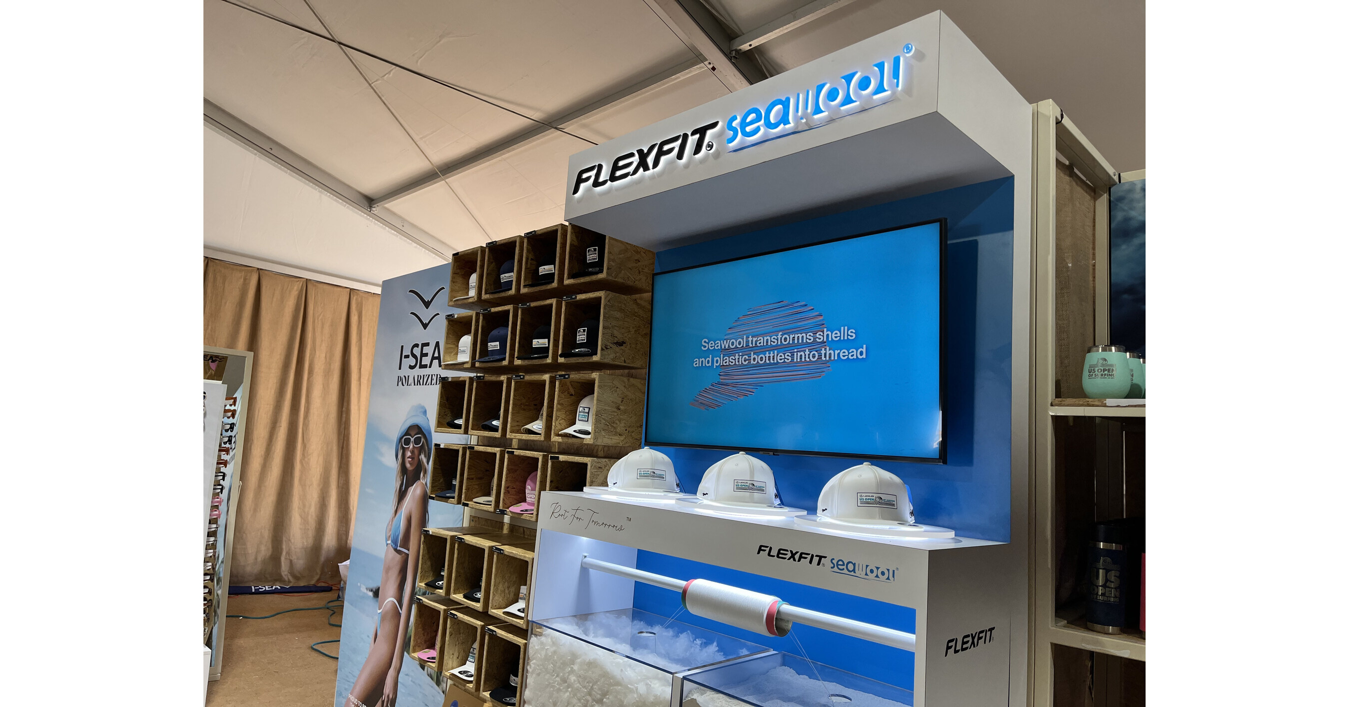 FLEXFIT® Celebrates 50th Anniversary with SEAWOOL® Yarn Collection Launch In Collaboration with 2024 US Open of Surfing (WSL) FLEXFIT® Celebrates 50th Anniversary with SEAWOOL® Yarn Collection Launch In Collaboration with 2024 US Open of Surfing (WSL)