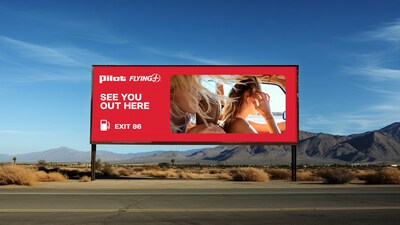 Billboard for Pilot's "See You Out Here" marketing campaign