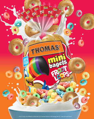 Thomas'® and WK Kellogg Co Announce New Collaboration with Launch of Froot Loops® Mini Bagels