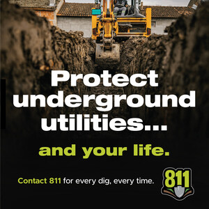 AUG. 11 (8/11) SERVES AS A CONVENIENT REMINDER FOR PENNSYLVANIA RESIDENTS TO ALWAYS CONTACT 811 BEFORE DIGGING