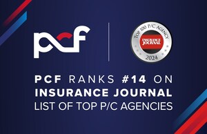 PCF Insurance Named Top 100 P/C Agency for Fourth Consecutive Year