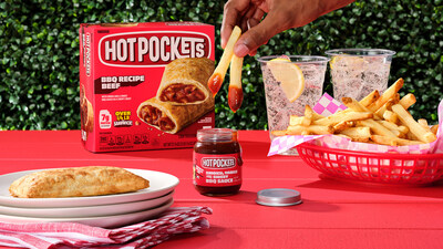 Hot Pockets is launching a limited-edition BBQ sauce in celebration of the return of the iconic Hot Pockets BBQ Recipe Beef – and it’s pocket-sized. Inspired by the sweet and tangy sauce in the BBQ Recipe Beef, the limited-edition sauce is designed for dipping or drizzling on top of your favorite backyard BBQ recipes – BBQ chicken, Korean BBQ galbi and more.