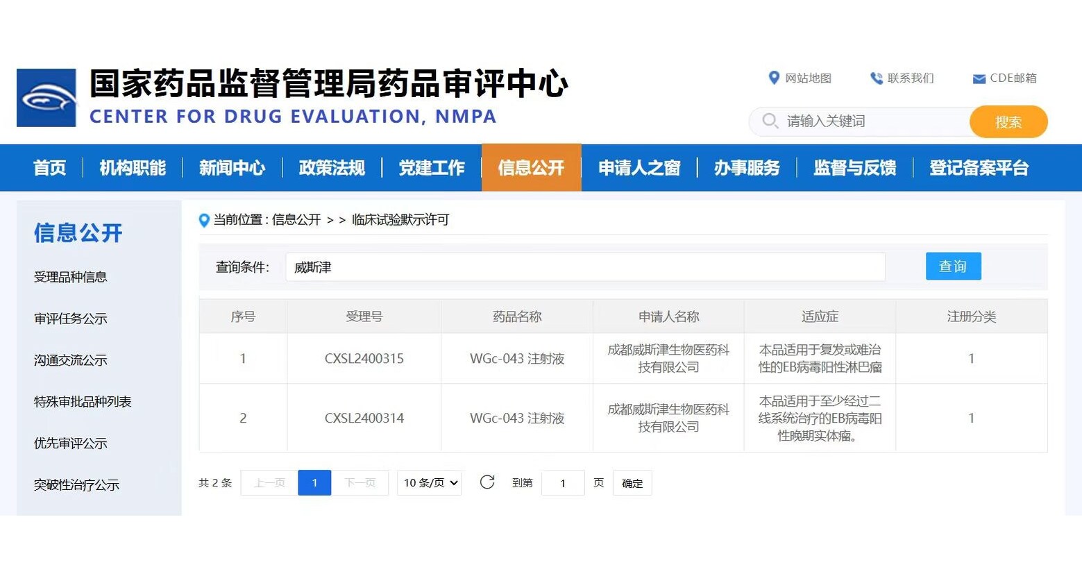 WestGene treibt klinische Studien nach zweifacher IND-Zulassung f&uuml;r den weltweit ersten EB-Virus-bezogenen mRNA-therapeutischen Krebsimpfstoff voran
