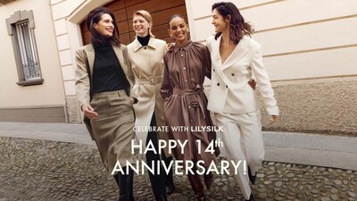 LILYSILK Celebrates 14 Years of Elegance and Sustainability with Eco-Conscious Innovations