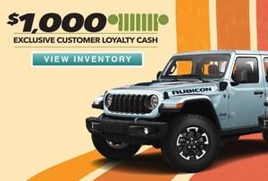 Stony Plain Chrysler Announces Impressive Sales and Service Offers in the Jeep Adventure Days and Ram Big Haul Event for Drivers Near Stony Plain, Alberta